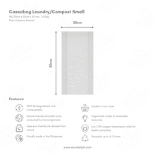 Load image into Gallery viewer, Cassabag Laundry / Compost Plain / No Print