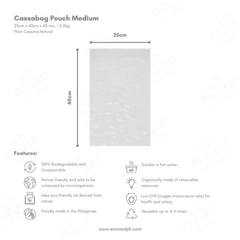 Cassabag Multi-Use Pouch Plain / No Print