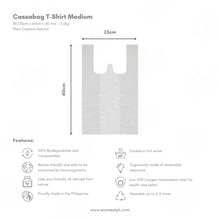 Load image into Gallery viewer, Cassabag T-shirt Plain / No Print