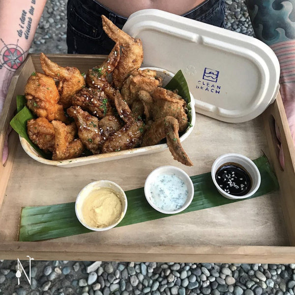 Bagasse Eco Sauce Cup w/ Lid