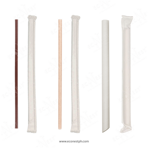Eco Straw Wrapped