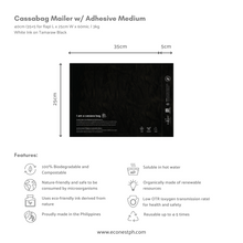 Load image into Gallery viewer, Cassabag Mailer w/ Adhesive Minimalist Print