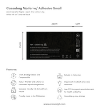 Load image into Gallery viewer, Cassabag Mailer w/ Adhesive Minimalist Print