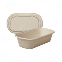 Load image into Gallery viewer, Bagasse Eco Oval w/ Lid