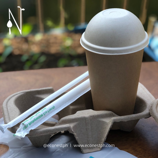Bagasse Eco Cup Holder Hot & Cold