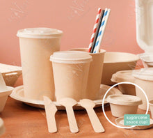 Load image into Gallery viewer, Bagasse Eco Sauce Cup w/ Lid