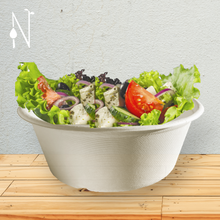 Load image into Gallery viewer, Bagasse Eco Bowl Deep w/ Lid
